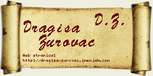 Dragiša Zurovac vizit kartica